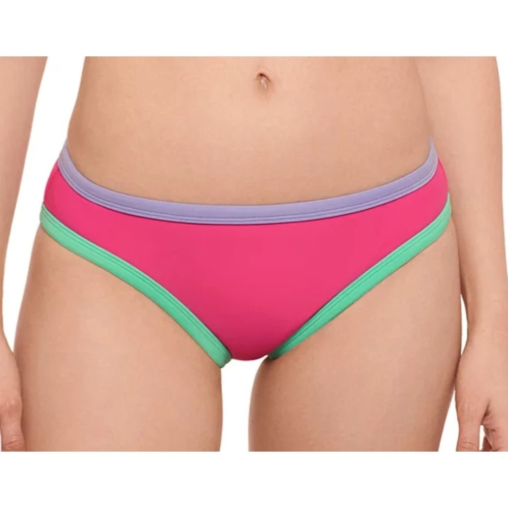 Salt‎ + Cove Juniors Size XS Colorblock Binding Hipster Bikini Bottoms Pink 2337
